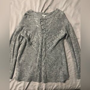 Grey Maurice’s sweater